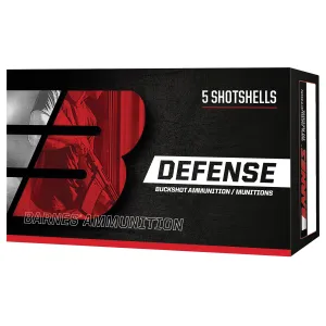 Barnes Bullets Defense 12 Gauge 2.75" 00 Buck 8 Pellets - 5rds - 32010