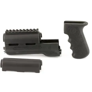 Hogue OverMolded Rifle Grip & Handguard Kit - AK-47/AK-74 Black