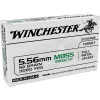 Winchester Ammunition 29 WINCHESTER M855 Green Tip 5.56 NATO 62Gr Full Metal Jacket Brass Ammunition | 20 Round