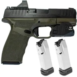 Springfield Armory Hellcat Pro OSP CatPac 9mm Luger 3.7in OD Green Pistol - 17+1 Rounds