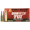 Fort Scott Munitions 26 Fort Scott Munitions 308 WIN 150 gr Tumble Upon Impact (TUI) 20rd Box