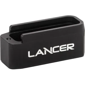 Lancer Systems Parts & Accessories 24 Lancer L5AWM EXTBP06BLK +6 Extended Basepad, Fits L5AWM Magazines, 223 Rem/5.56 NATO, 6rd, Black