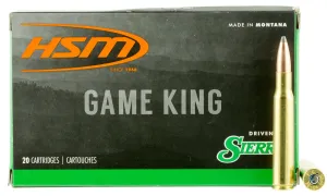 HSM Ammunition 37 HSM Ammunition Game King 180 gr Spitzer Boat Tail .30-06 Spfld Ammo, 20/box - HSM-30-06-41-N