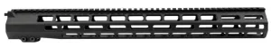 Grey Ghost Precision M-LOK Handguard AR-10 18 inch Aluminum 1.2 lb Type III Class 2 Hard Coat Anodized Finish True Black