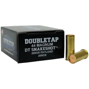 .44 Magnum vs .357 Magnum: Which Should You Choose? (2026) 31 DoubleTap Ammunition DT SnakeShot .44 Magnum 200gr #9 Handgun Shotshell, 20rds - 44MSS2