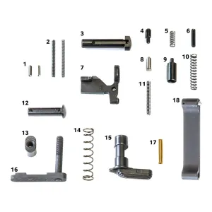 Geissele Parts & Accessories 60 GEISSELE AUTOMATICS Geisseles Standard Lower Parts Kit No Grip (05-343)