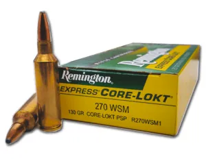 Remington .270 WSM Core Lokt PSP 130gr (20rds) - R270WSM1