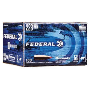 Rifle vs Bow Hunting (2026): Which Should You Choose? 39 Federal Varmint & Predator .223 Remington 53 gr FMJ 100rds