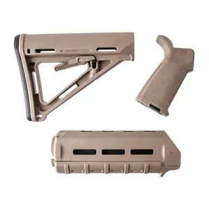Magpul Parts & Accessories 64 Ar-15 Moe Furniture Set M-Lok Polymer - Moe Furniture Set M-Lok Carbine Flat Dark Earth
