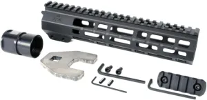 AT3 Tactical SPEAR M-Lok AR-15 Free Float Handguard 9 in Black