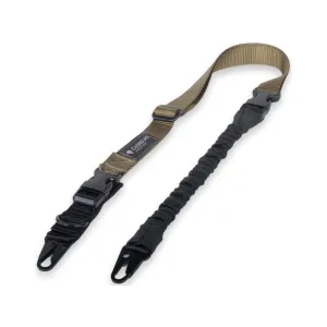 CrossTac Single/Double Point Rifle Sling Nylon Coyote