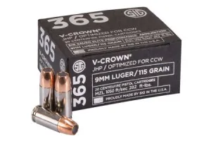 Maryland Gun Laws (2026): HQL, Wear and Carry Permit, AWB & Sensitive Places 74 Sig Sauer 9mm 115 gr Elite V-Crown JHP 365 Ammo 20/Box
