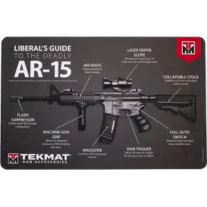 Tekmat Handgun AR15 Gun Cleaning Mat Black