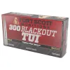 Fort Scott Munitions 59 FORT SCOTT MUNITIONS 300 Blackout 150gr TUI Solid Copper Ammunition | 20 Rounds