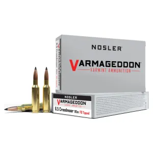 Nosler Varmageddon VGA - 6.5mm Creedmoor 90g VG FBT (20ct) Ammunition 65175
