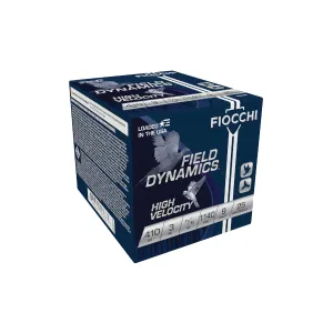 Fiocchi Field Dynamics High Velocity .410 Gauge 3" #9 - 0.68 oz - 25rds - 410HV9