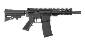 PSA 7.5" 300 Blackout Nitride 6" Lightweight M-Lok Classic Stealth HAR-15 Pistol, Black