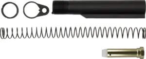 CMC Triggers Parts & Accessories 66 CMC Triggers AR-15 6-Position Mil-Spec Buffer Tube Kit Enhanced QD Carbine Black