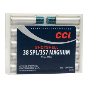 Best Caliber for Women's Self Defense: .380 vs 9mm vs .38 Special 45 CCI Shotshell 38 Special 100gr No. 9 Shot Handgun Ammo - 10 Rounds