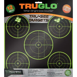 TRU-SEE Splatter 5-Bullseye Target
