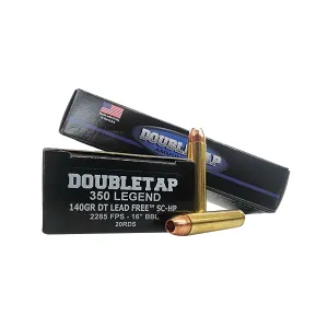 DoubleTap Ammunition .350 Legend 140 gr SCHP 20rds