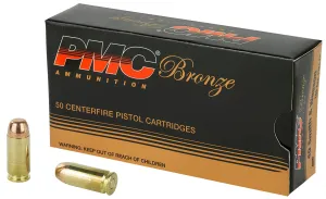 PMC Ammunition 57 PMC Bronze .40 S&W 165 gr FMJ 50 Rounds Ammunition - 40D