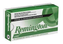 Remington UMC 9mm Ammo 115 Grain FMJ, 50rds - L9MM3