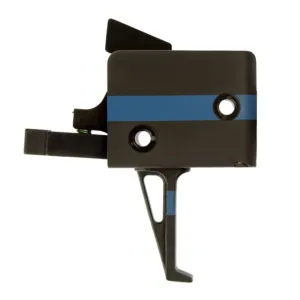 CMC Triggers AR-15/AR-10 Trigger Group Single Stage Small Pin Flat 3.5lb Pull Blue Line