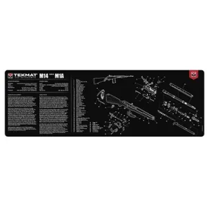 Ultra 44 Long Gun Cleaning Mat - Tekmat Ultra 44 M14/M1a Gun Cleaning Mat Black