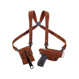 Galco Classic Lite 2.0 Shoulder Holster Right Hand S&W J Frame 640 2.125" Leather Brown