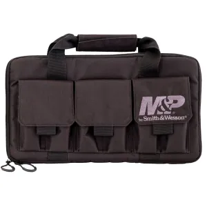 M&P Accessories 110029 Pro Tac, Handgun Case Black Nylon Holds 2, Handguns