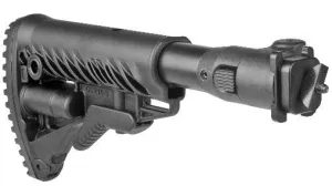 Open Box Dealer Demo FAB Defense M4 Folding Collapsible Buttstock for Milled AK - Polymer Joint Black FX-M4AKMIL