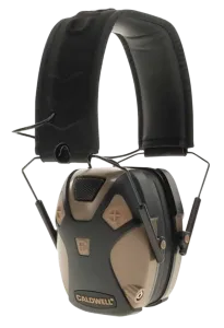 Caldwell 1099603 E-Max Pro 23 dB Over the Head Ear Muffs Flat Dark Earth/Black