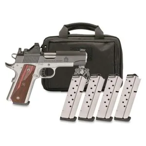 How to Choose Your First Handgun: Complete Buyer's Guide (2026) 41 Springfield Armory 1911 Ronin AOS Gear Pac, .45 ACP, 4.25" barrel, 8+1 Rounds