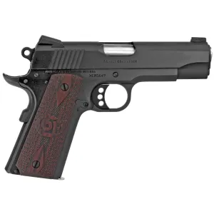 Colt Mfg O4940XE 1911 Combat Commander 45 ACP 4.25 Blued Carbon Steel Black Cherry G10 Grip 8+1