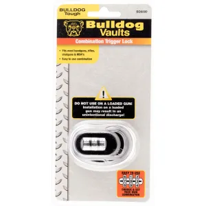 Bulldog Cases & Accessories 16 Bulldog BD8000 Trigger Lock Open With Combination Black Metal Firearm Fit-, Handgun/, Rifle/Shotgun