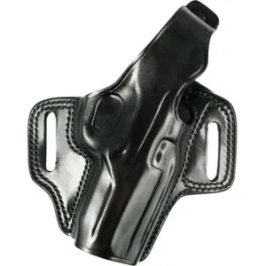 Galco Fletch High Ride Belt Leather Holster Left Hand Black