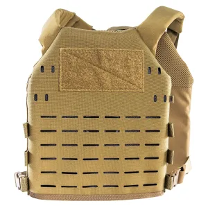 High Speed Gear Parts & Accessories 29 High Speed Gear Core Plate Carrier, Body Armor Carrier, Designed to Fit Small SAPI or 8 inX10 in Commercial Plates, Nylon Construction, Matte Finish, Coyote Brown 40PC11CB