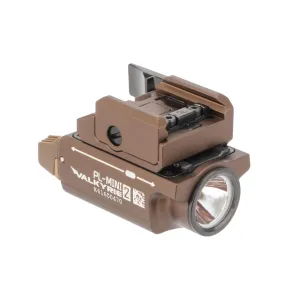 Olight PL-MINI 2 Valkyrie 600 Lumen Rechargeable Quick Release Ultra Compact Pistol Flashlight - Tan