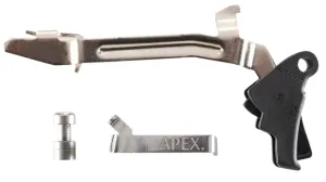 Apex Tactical Specialties Glock Gen 3-4 Polymer Action Enhancement Pistol Trigger Kit Glock Gen 3-4 17/19/22-27/31/32/33/34/35 Drop-In Black