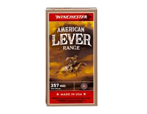 .44 Magnum vs .357 Magnum: Which Should You Choose? (2026) 38 Winchester American Lever Range .357 Magnum 130gr FMJ Ammo, 50Rds