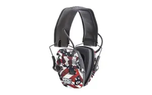 Howard Leight Impact Sport Folding Electric American Flag Earmuffs
