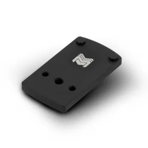 Monstrum Dovetail Red Dot Mounting Plate for Glock Pistols for Non-MOS Version Glock 17 19 20 21 22 23 34 35 40 41 45 47 RMSc Black