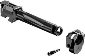 Radian Weapons Glock 19 Gen 4 9mm RAMJET Barrel w/ AFTERBURNER Compensator 4.4in 1-10 Twist DLC Finish
