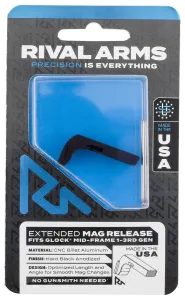 Rival Arms Magazine Release Extended for Glock Gen1-3