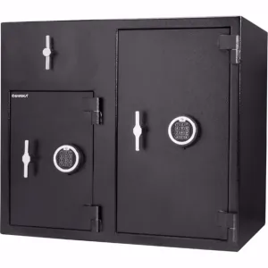 Barska 2.58/4.68 Cu Ft Rotary Two Keypad Depository Security Safe Black Large