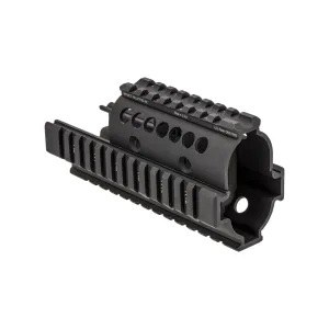 Midwest Industries Gen 1 Universal AK-47/74 Railed Handguard - Standard Topcover - Black