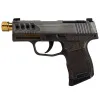 P3659mm3.1inStriker10rdDist Gr Slide & Br Grip Oct Stipp Gold Barrel