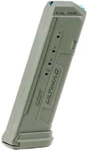 Best Competition Magazines and Pouches for 2026 6 FAB Defense Ultimag Magazine Glock 19 9x19mm 10 Round Pistol Magazine Olive Drab Green