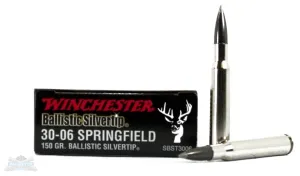 Winchester 30-06 150gr Ballistic Silvertip 20 Rounds Ammunition - SBST3006